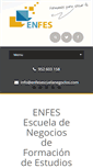 Mobile Screenshot of enfesescuelanegocios.com