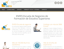 Tablet Screenshot of enfesescuelanegocios.com